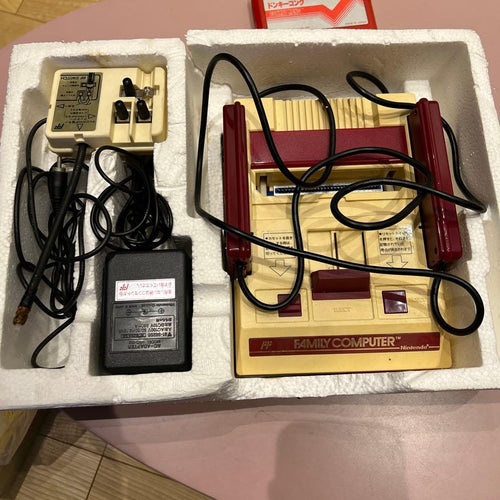 nintendo hvc-001 video game console side view