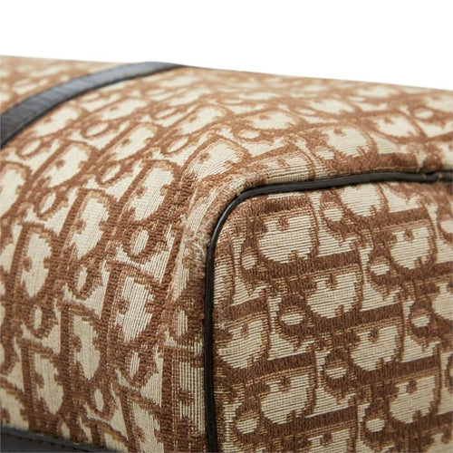 dior beige travel bag interior details