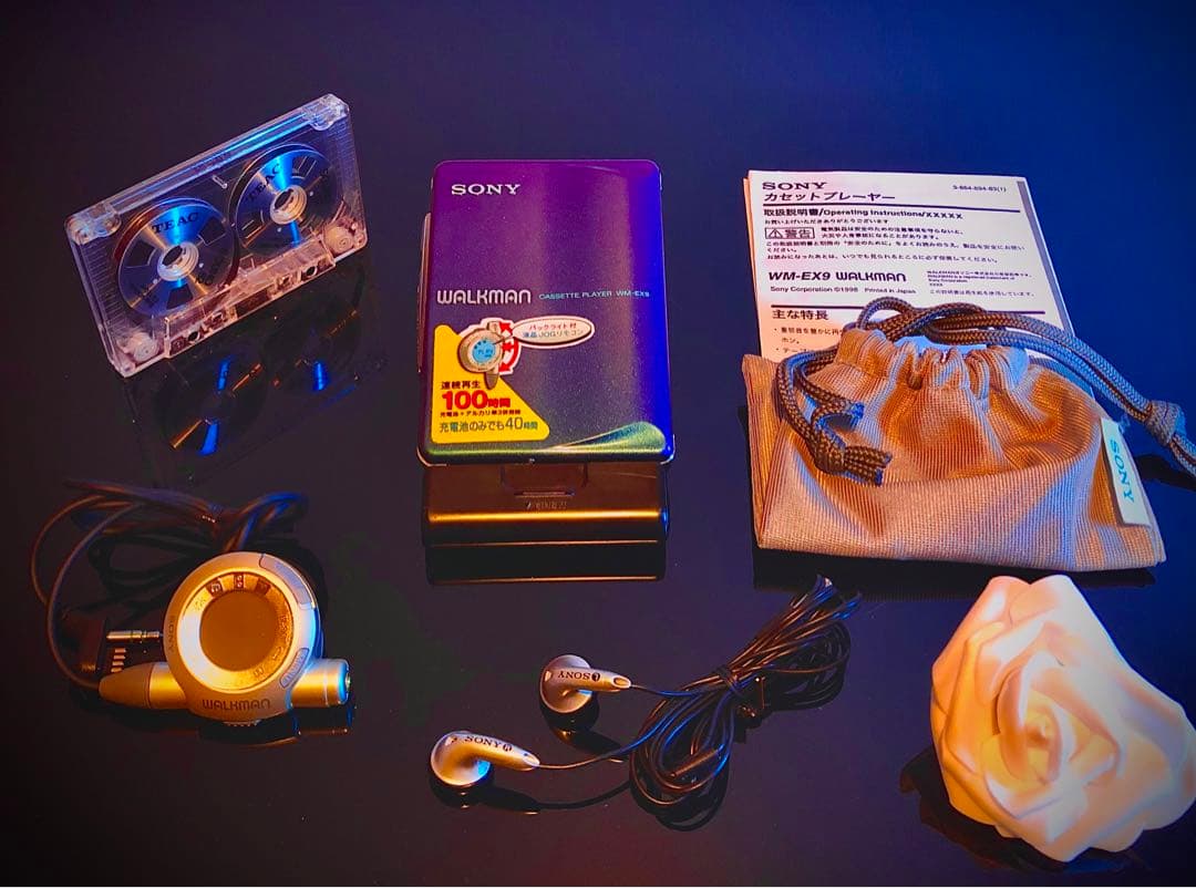 sony wm-ex9 cassette player functional details