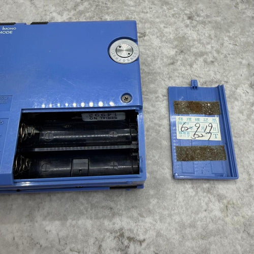sony wm-f55 cassette player markings and labels