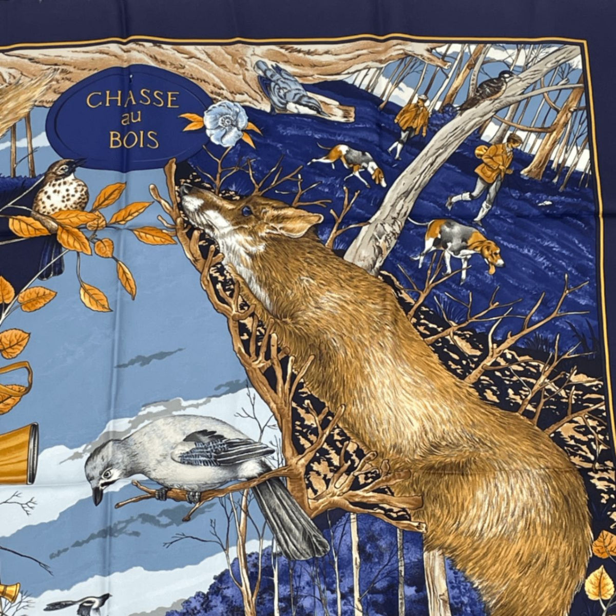 hermes scarf rear view