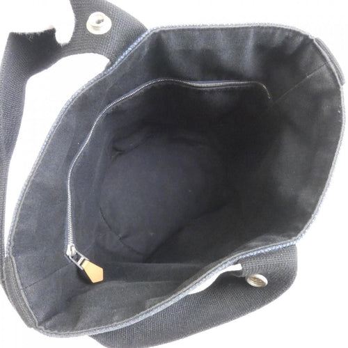 hermes black / navy / silver handbag markings and labels