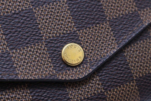 louis vuitton n60114 pink wallet side view