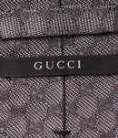 gucci grey necktie side view
