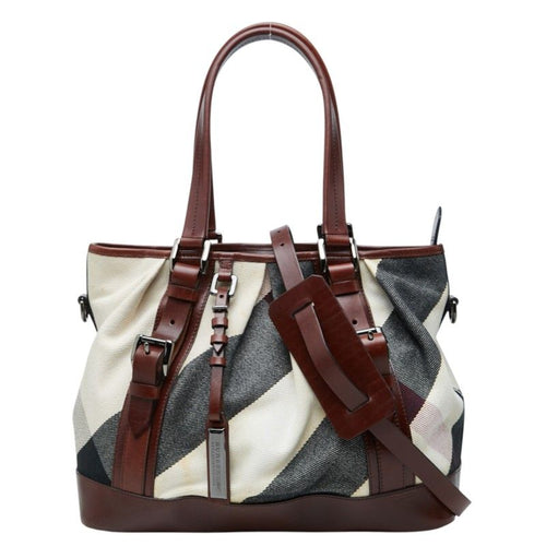 burberry beige tote bag