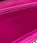 coach f54630 pink wallet markings and labels