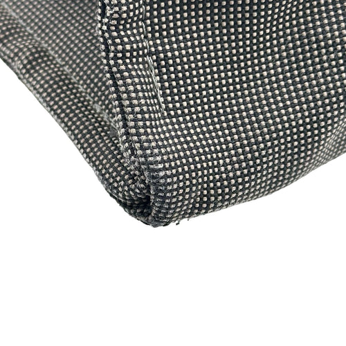 hermes grey backpack interior details