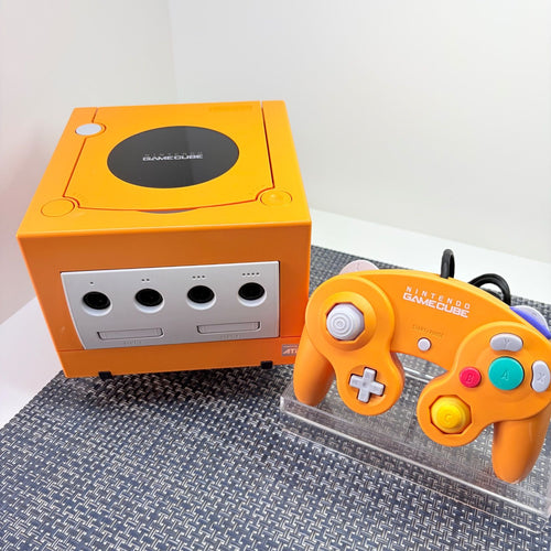 nintendo gamecube dol-001 orange camera body