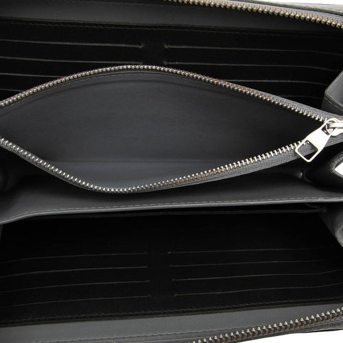 louis vuitton n63333 grey wallet side view