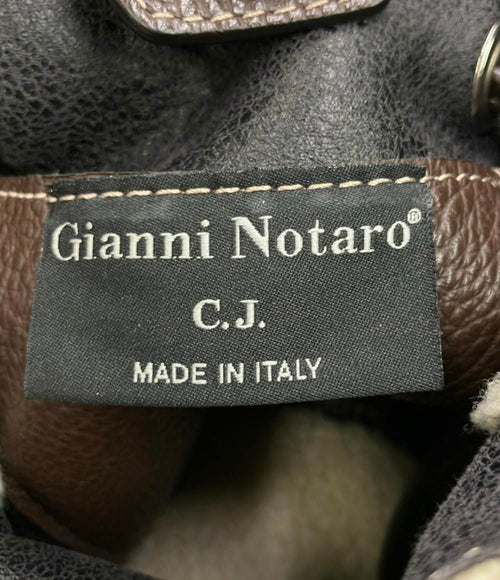 gianni notaro beige shoulder bag condition details