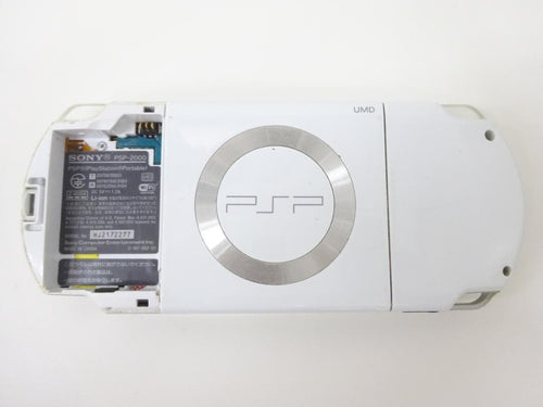 sony psp-2000 handheld console rear view