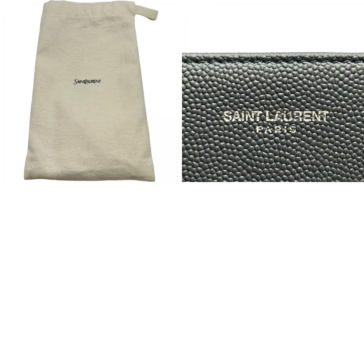 saint laurent wallet markings and labels
