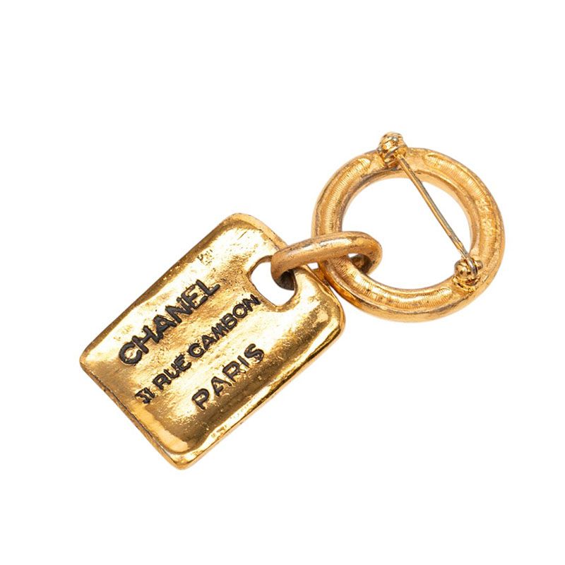 chanel brooch front view