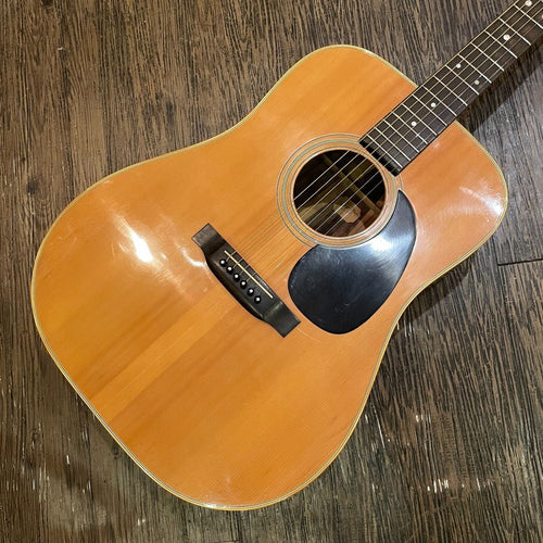aria d-40 acoustic guitar front view