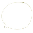 star jewelry necklace side view