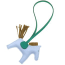 hermes keychain front view