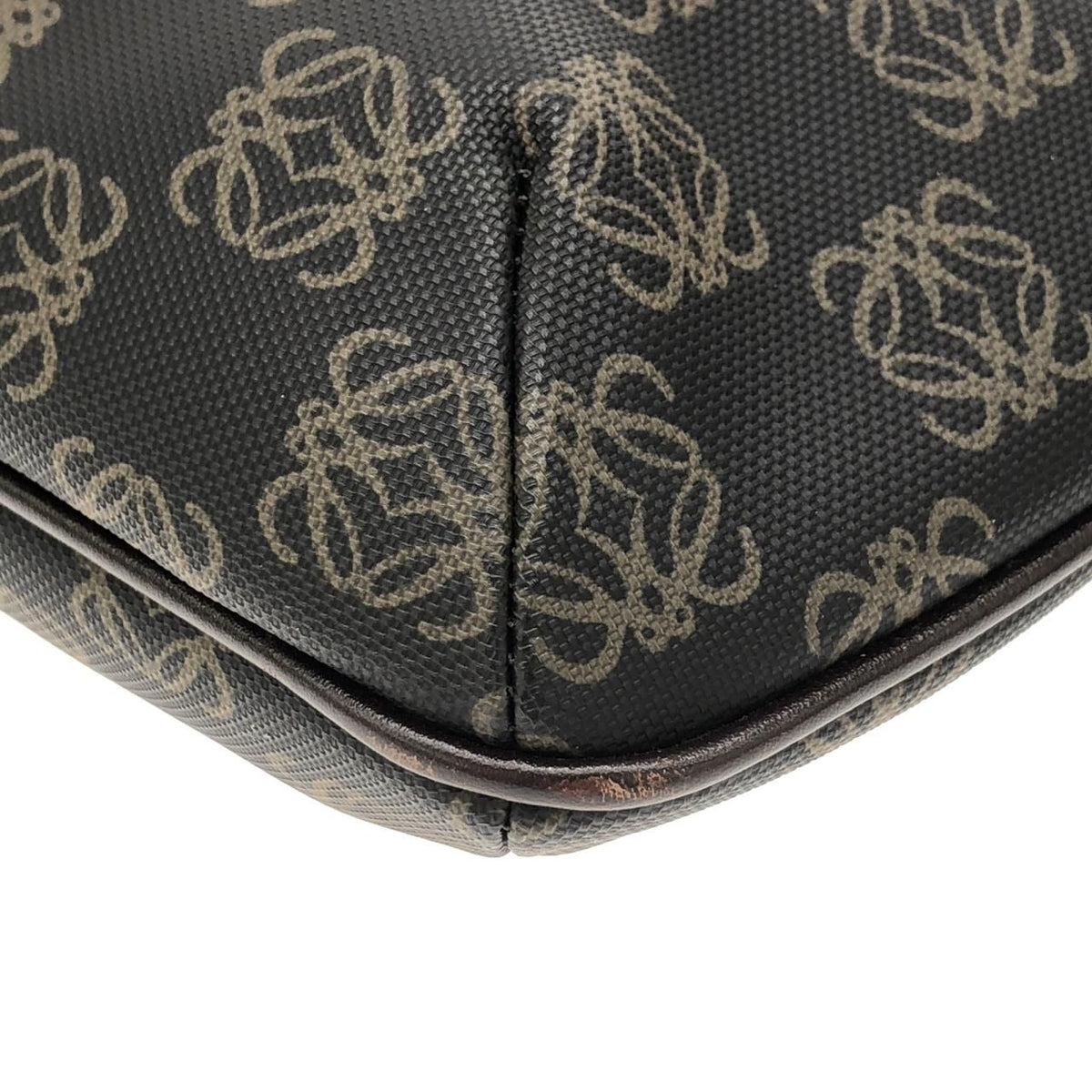 loewe brown shoulder bag rear view
