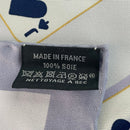 hermes purple scarf condition details