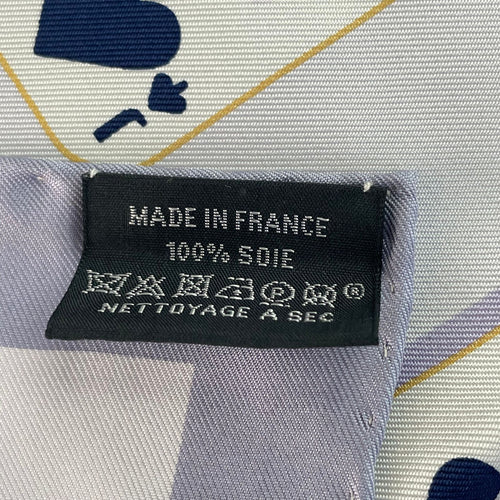 hermes purple scarf condition details