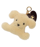 celine beige keychain