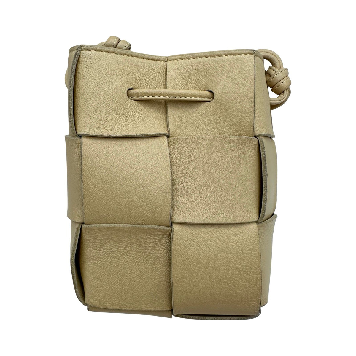 bottega veneta beige shoulder bag side view