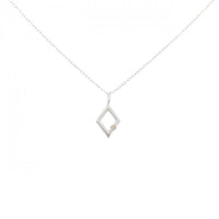 10K White Gold Necklace