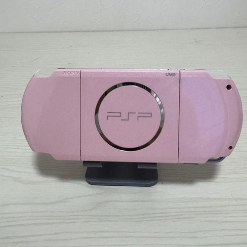 sony psp-3000 pink handheld console rear view