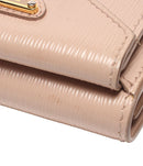 prada pink wallet markings and labels