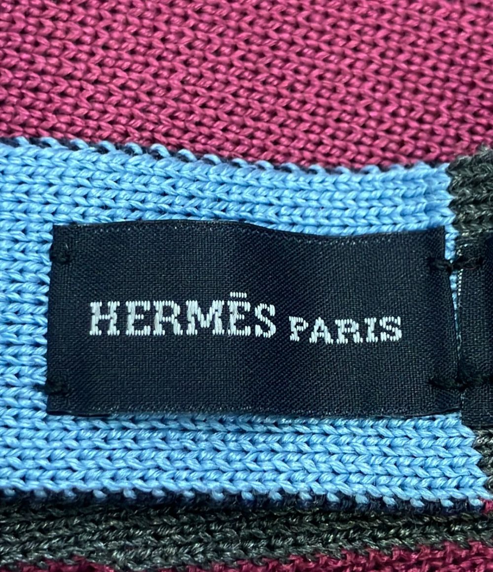 hermes navy necktie condition details