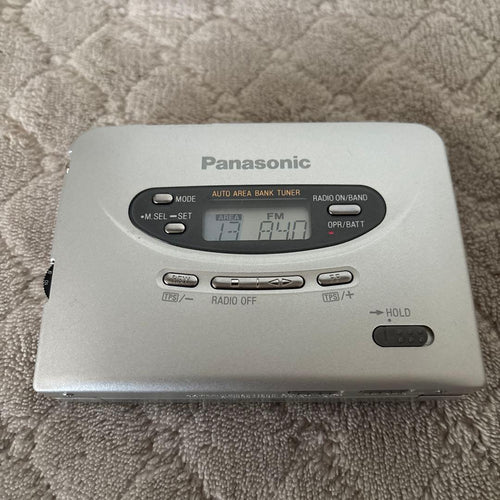 panasonic rq-sx1v cassette player markings and labels