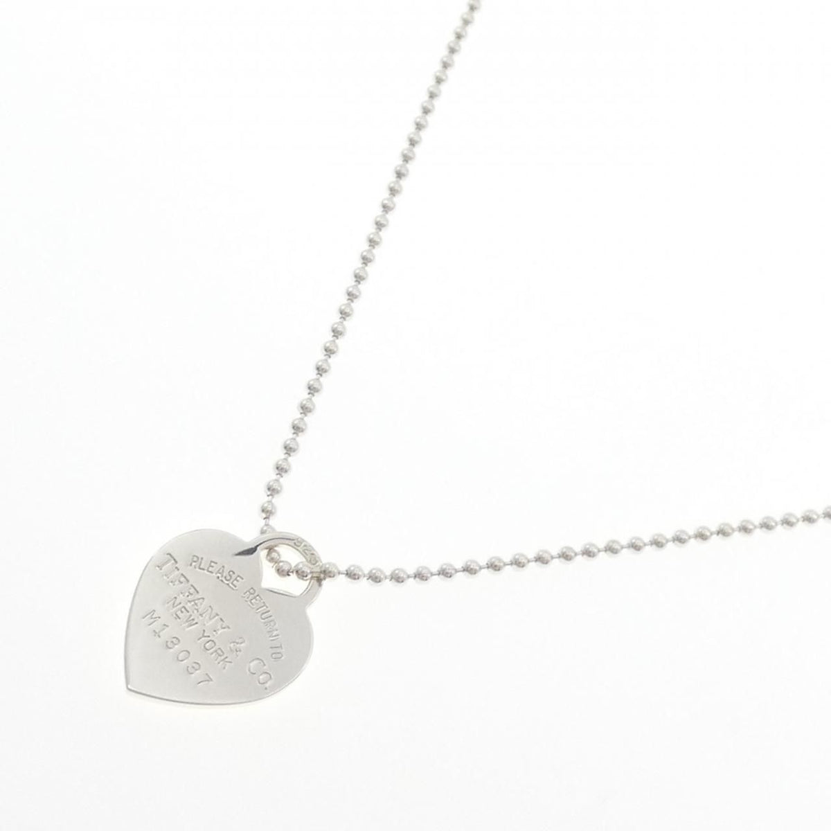 tiffany necklace front view