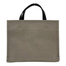 salvatore ferragamo beige tote bag rear view