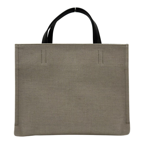 salvatore ferragamo beige tote bag rear view