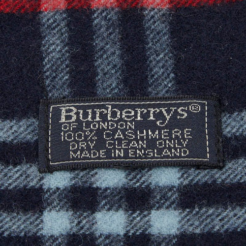 burberry navy scarf rear view