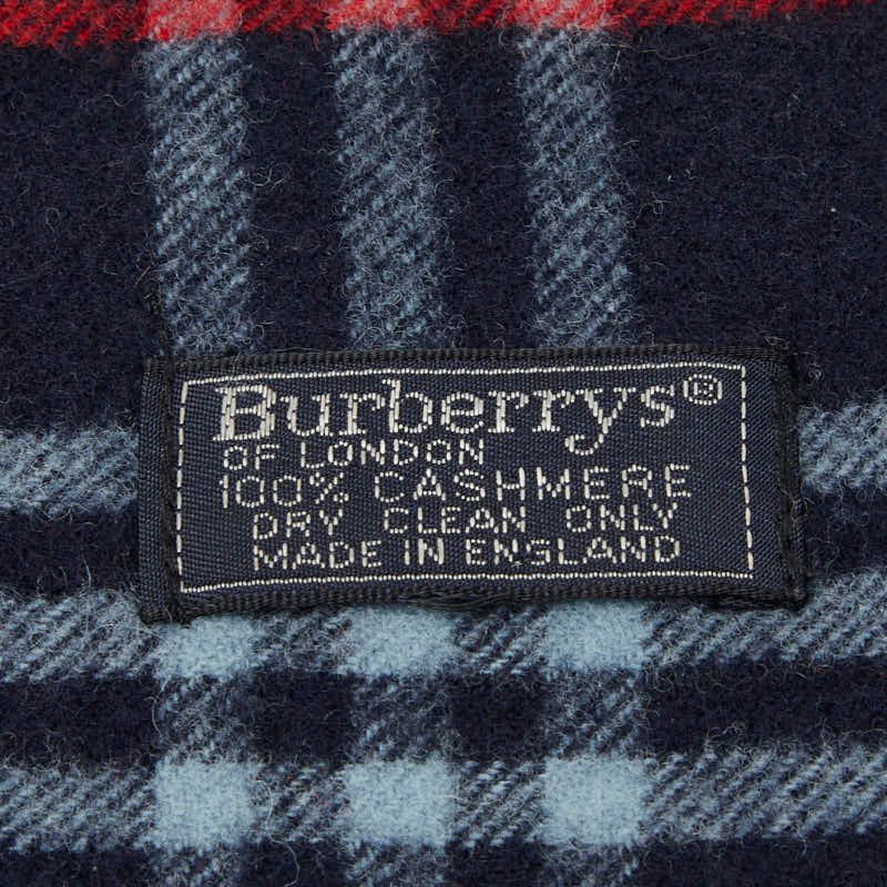 burberry navy scarf rear view