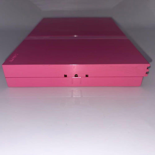 sony scph-77000 pink video game console markings and labels