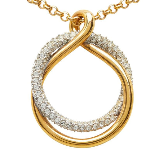 swarovski necklace rear view