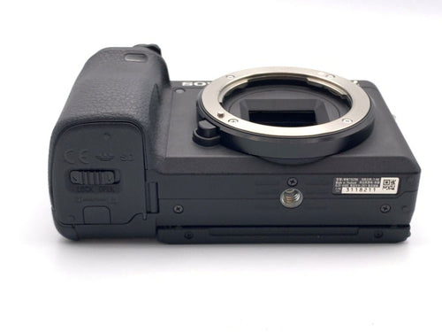 sony ilce-6400 mirrorless camera rear view