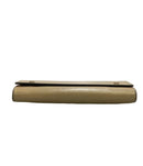 celine beige wallet side view