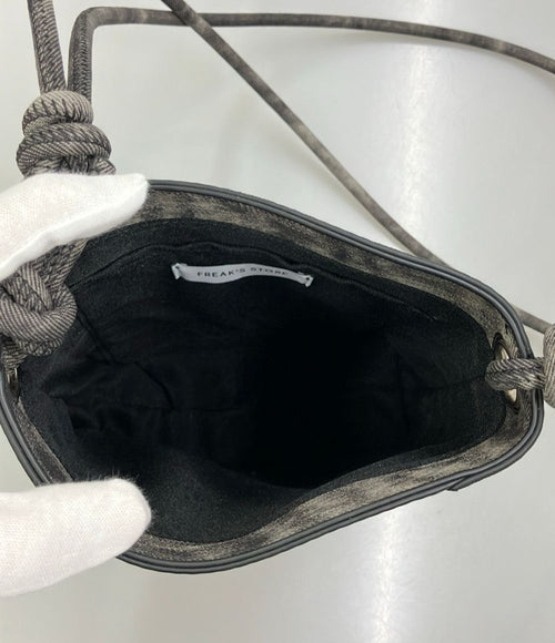 grey shoulder bag accessories included