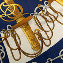 hermes navy scarf accessories included
