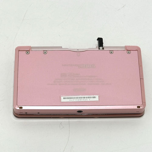 nintendo ctr-001 pink handheld console markings and labels
