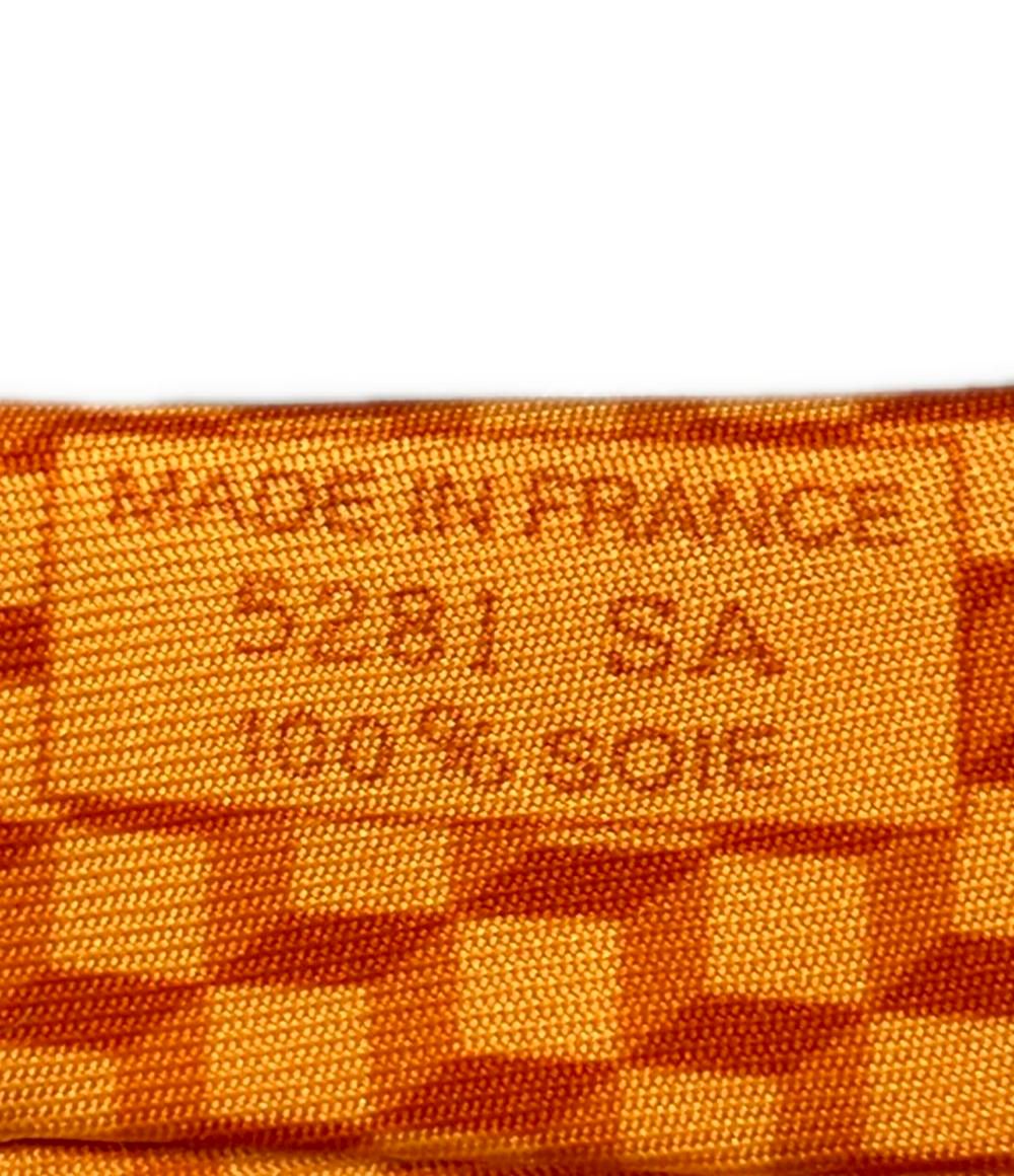 hermes orange necktie accessories included