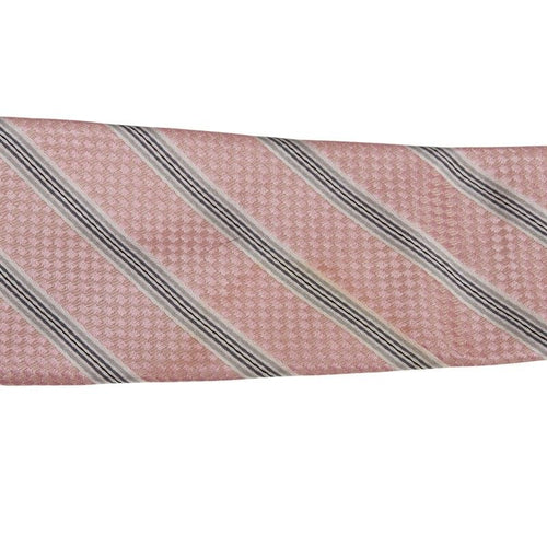 louis vuitton grey / pink necktie front view