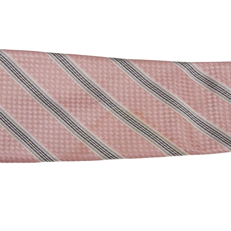 Louis Vuitton Necktie – Grey / Pink