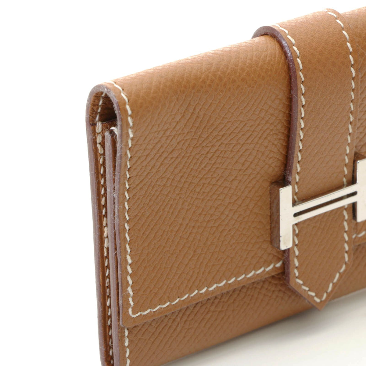 hermes card holder side view