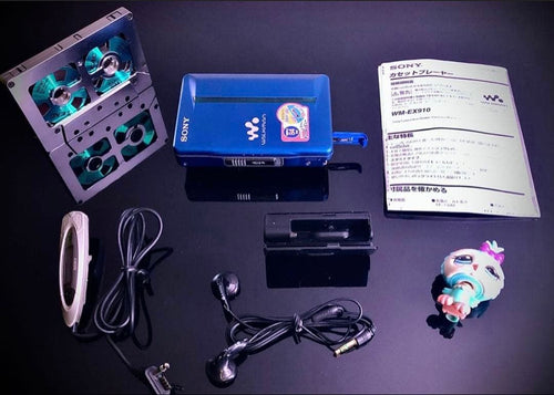 sony wm-ex910 cassette player rear view