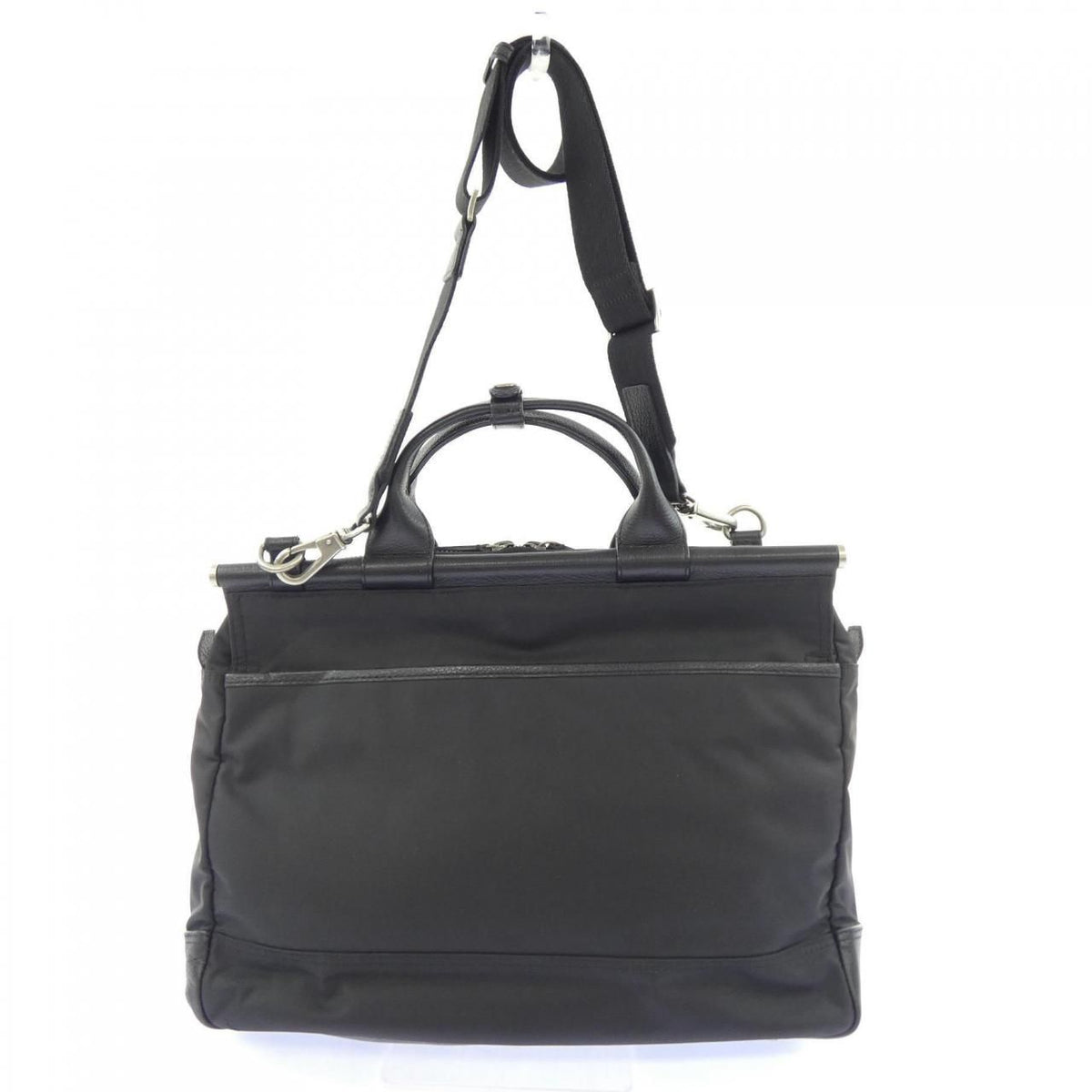 burberry black label handbag rear view