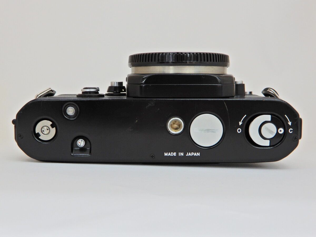nikon f2 film slr camera rear view