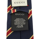 gucci navy necktie rear view